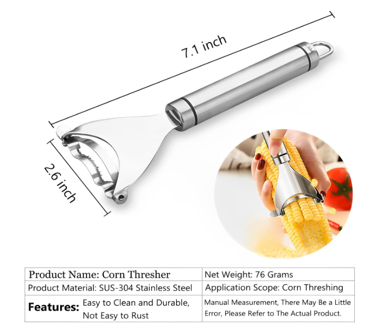 Secrets of Fresh Corn with the Stainless Steel Corn Peeler